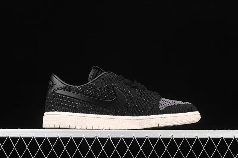 All categories Air Jordan Jordan series basketball shoes Air Jordan 1 Low Air Jordan 1 Low AJ1 Joe 1 knitted black low-top basketball shoes AH4506-010